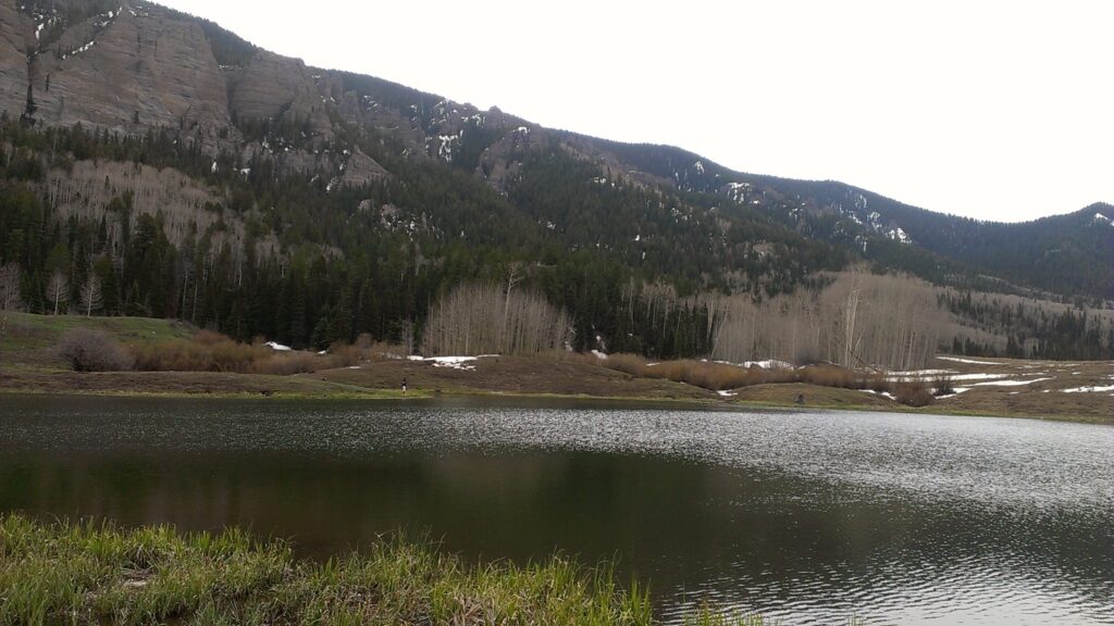High country lake Colorado
